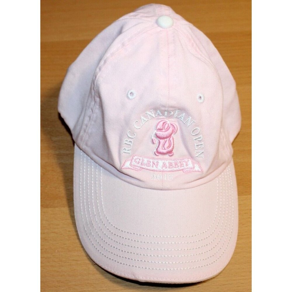 RBC Canadian Open 2015 Glen Abbey Golf Snapback Cap Hat Womens One Size Pink - Picture 1 of 9